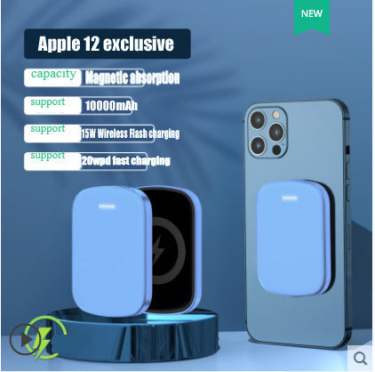 MagSafe magnetic absorption wireless power bank 20000 Ma portable