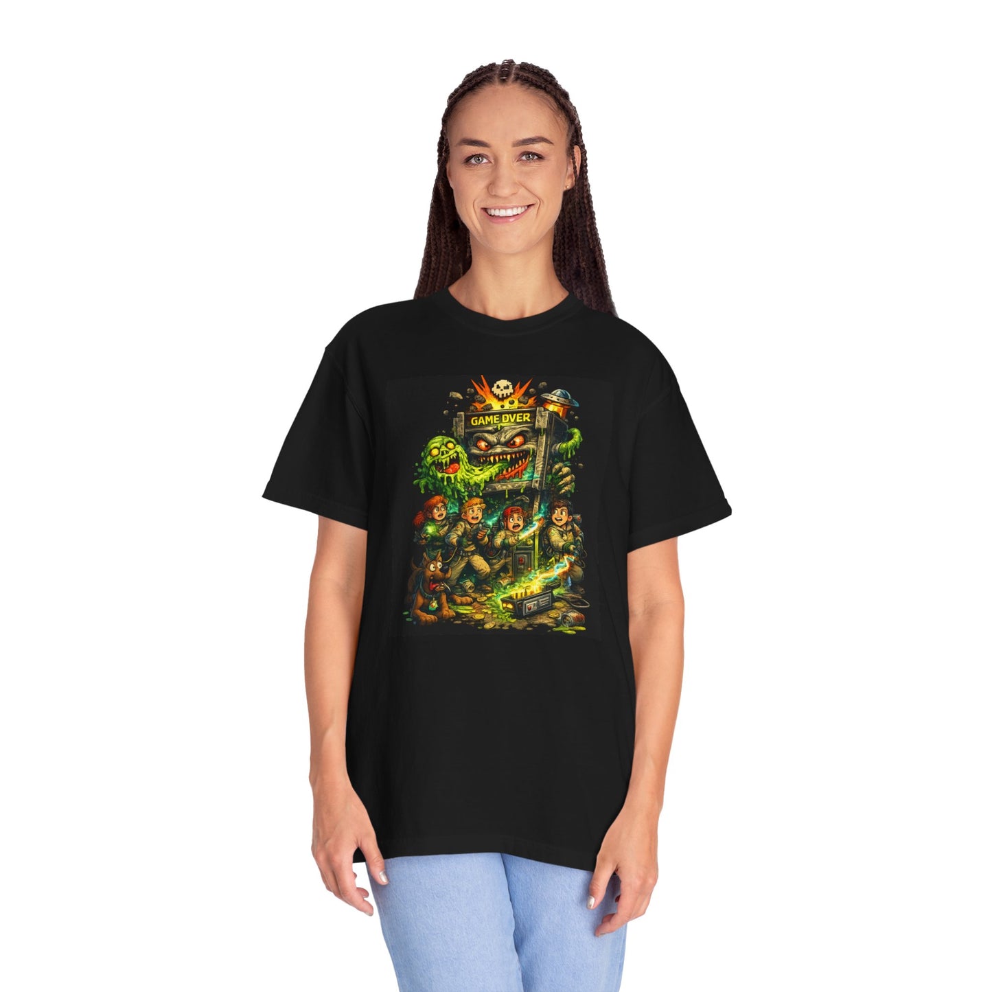 Ghost Gamer T-shirt Haunted Gaming Tee for Gamers