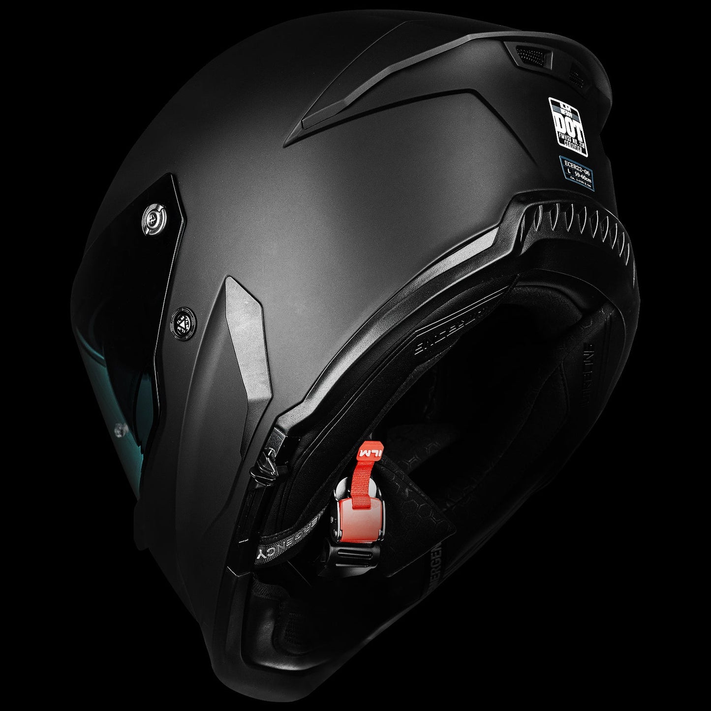 ILM Motorcycle Full Face Helmets DOT ECE Powersports Dual Visor