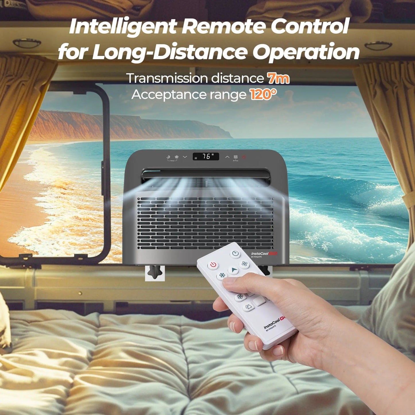 Fogatti InstaCool Go Portable Window Air Conditioner