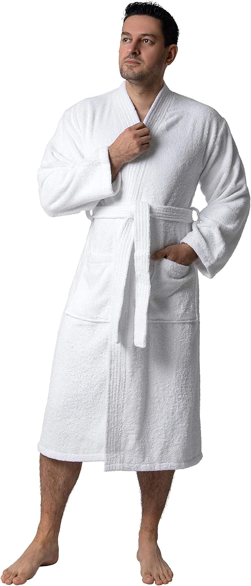 Bagno Milano Men’s 100% Organic Turkish Cotton Terry Bathrobe