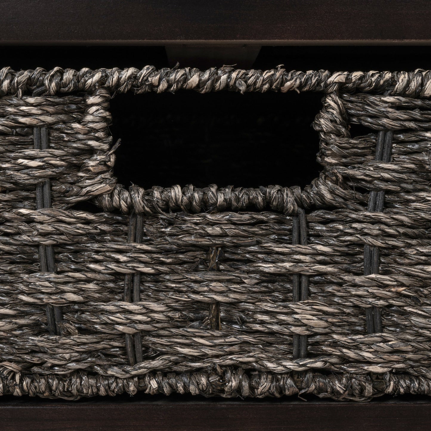 TREXM Storage Bench with Removable Basket and 2 Drawers