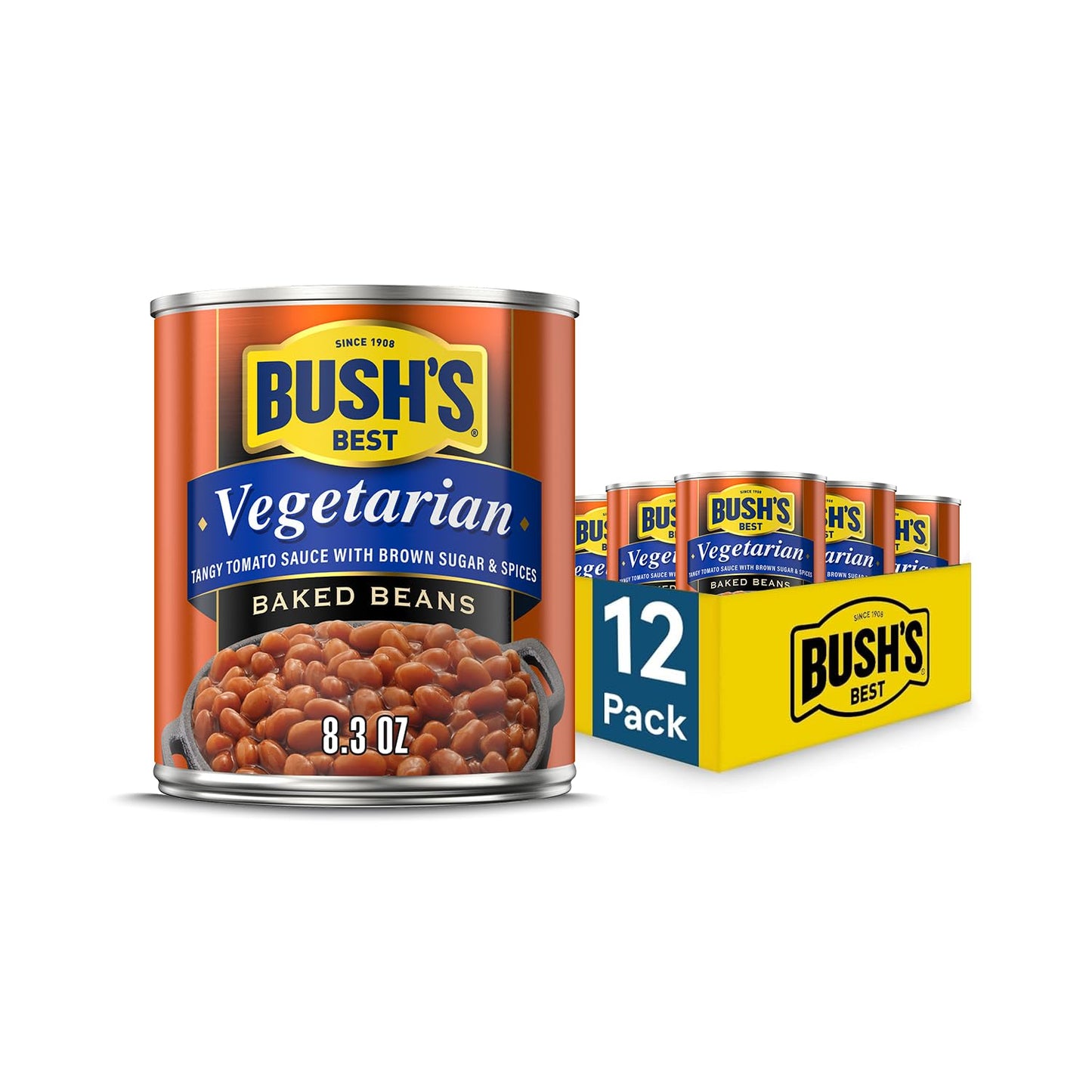 BUSH'S BEST 16 oz Canned Original Baked Beans