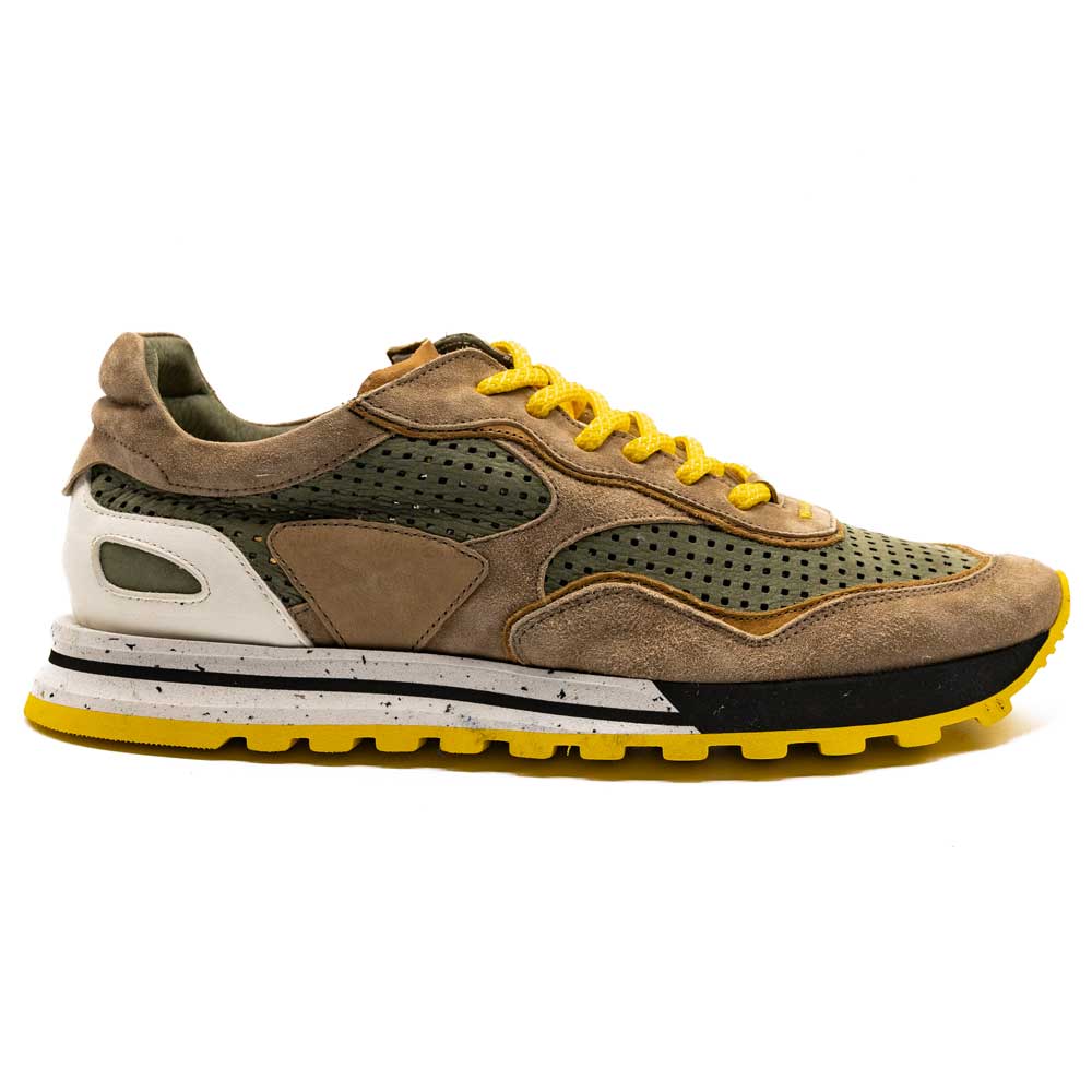 66-237-MOS RAYA Perforated Italian Calfskin Sneakers