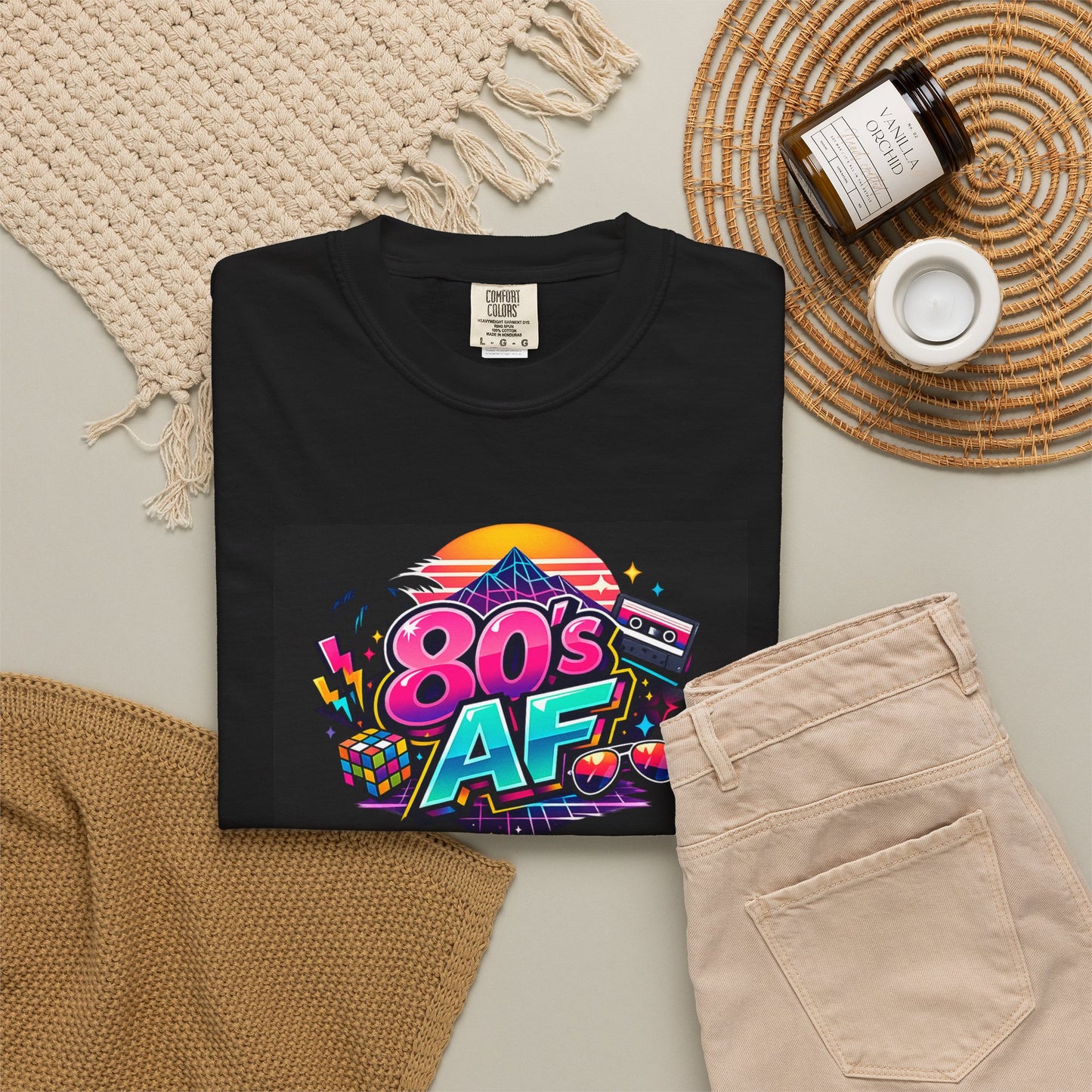 Graphic Tee - Vintage Neon 1980s Graphic Tee