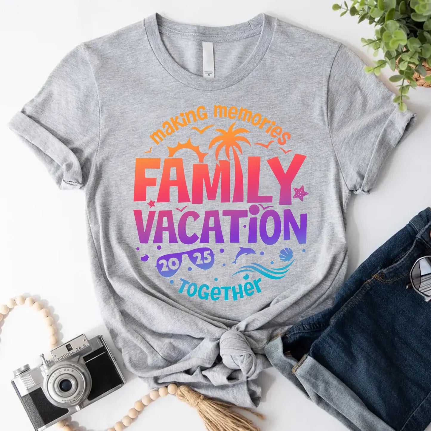 Family Vacation 2025 Shirts