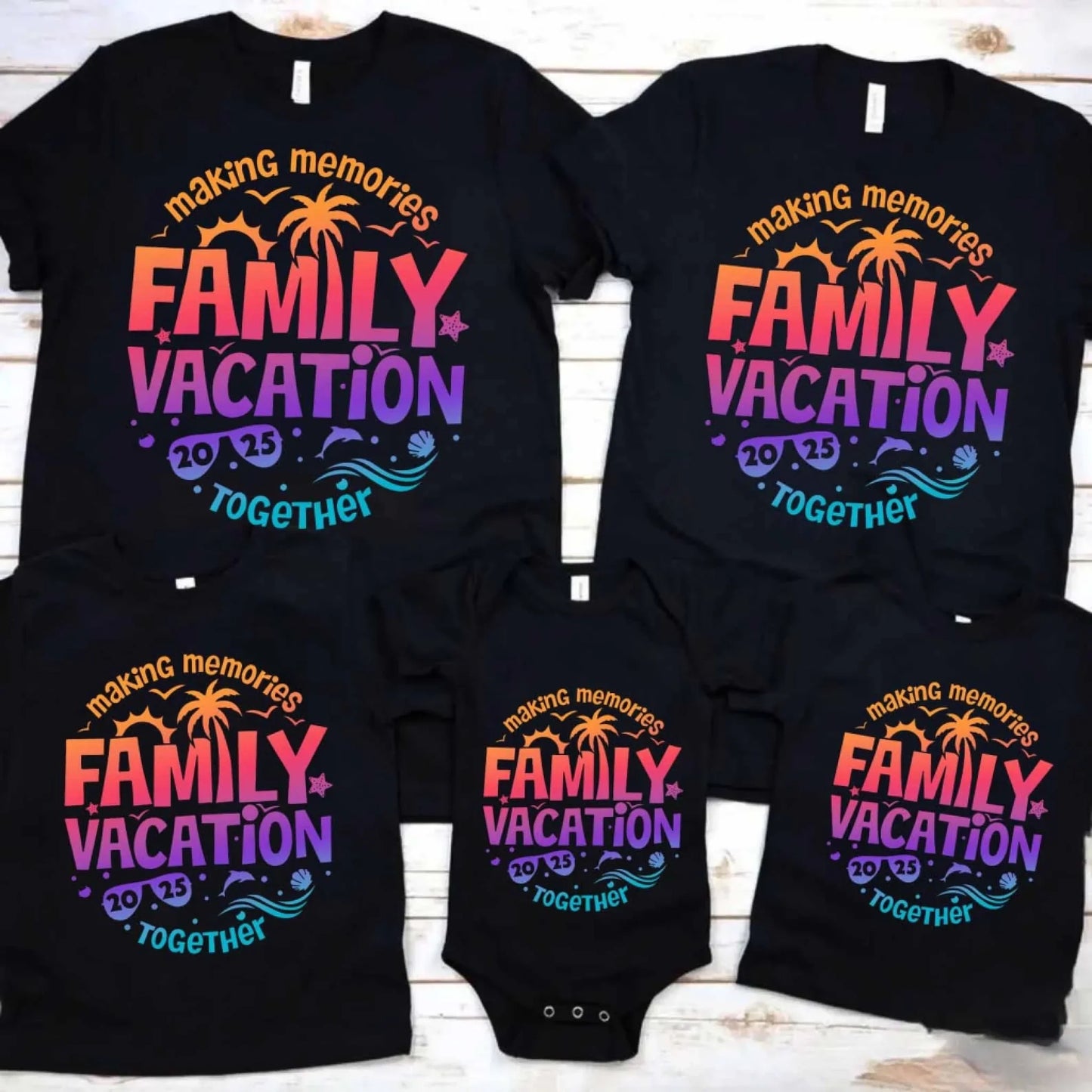 Family Vacation 2025 Shirts