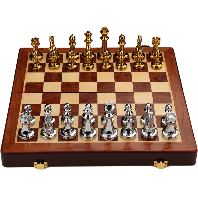 International Chess High End Gift Box Metal Chess Pieces