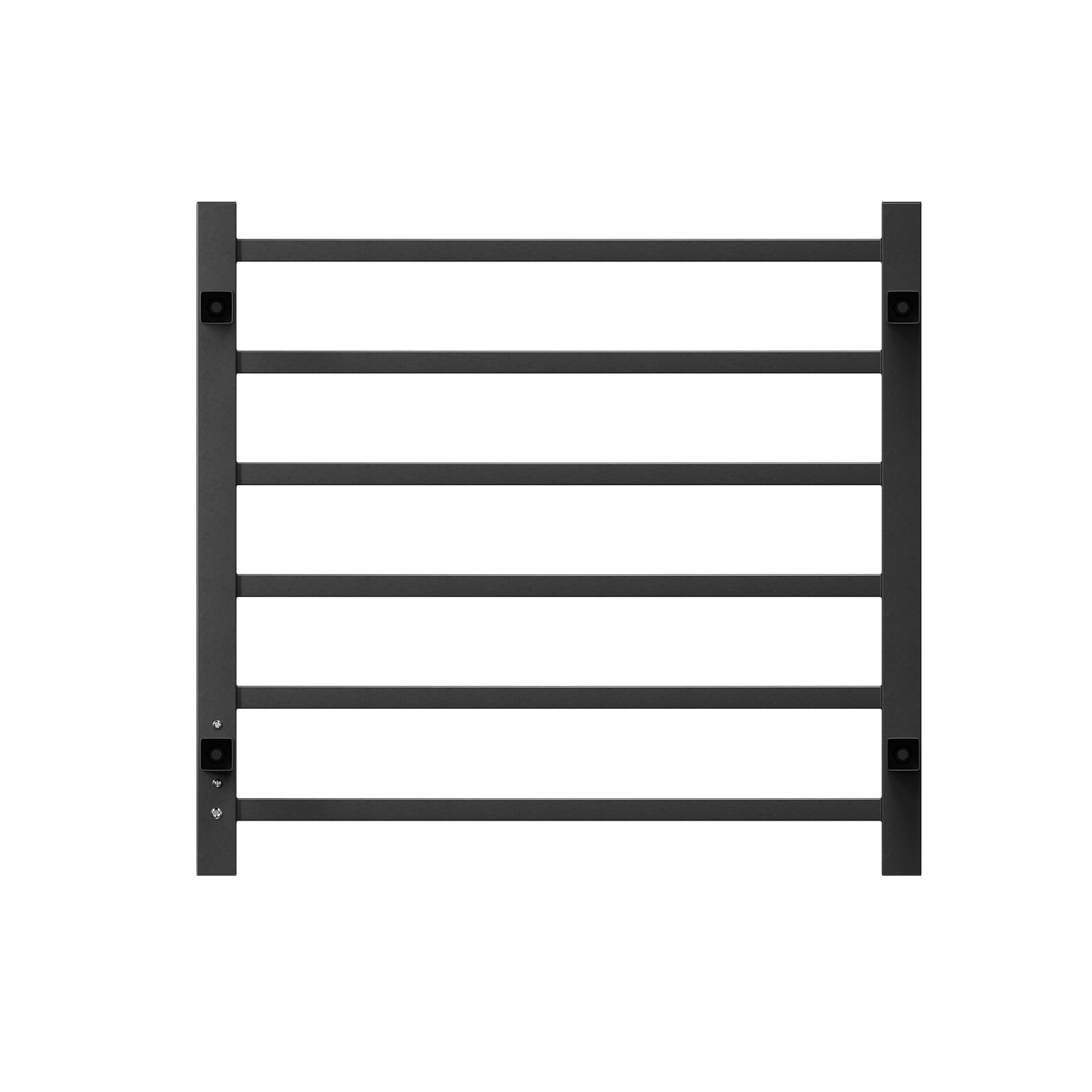 Towel Warmer 6 Bar Electric Heated Towel Rack Wall Mount Plug-in