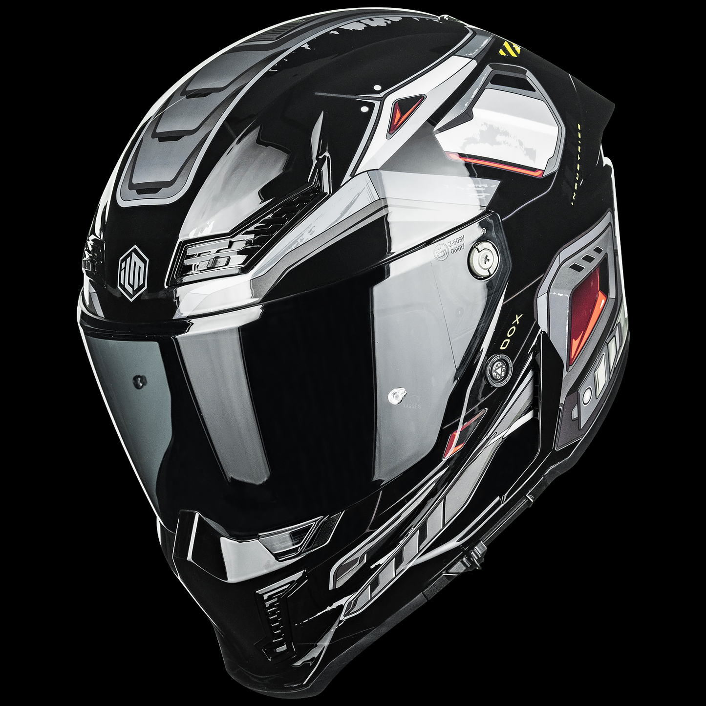 ILM Motorcycle Full Face Helmets DOT ECE Powersports Dual Visor