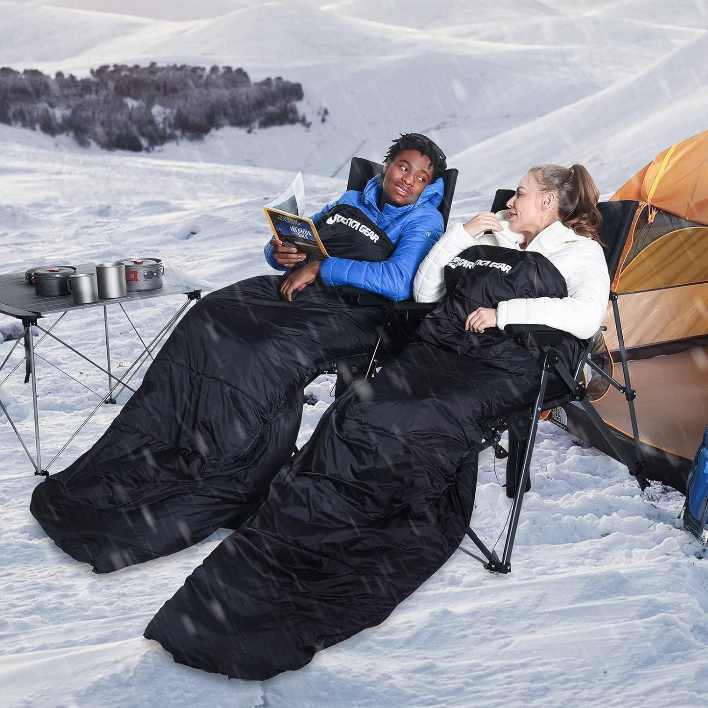 ANTARCTICA GEAR Heated Sleeping Bag for Cold Weather