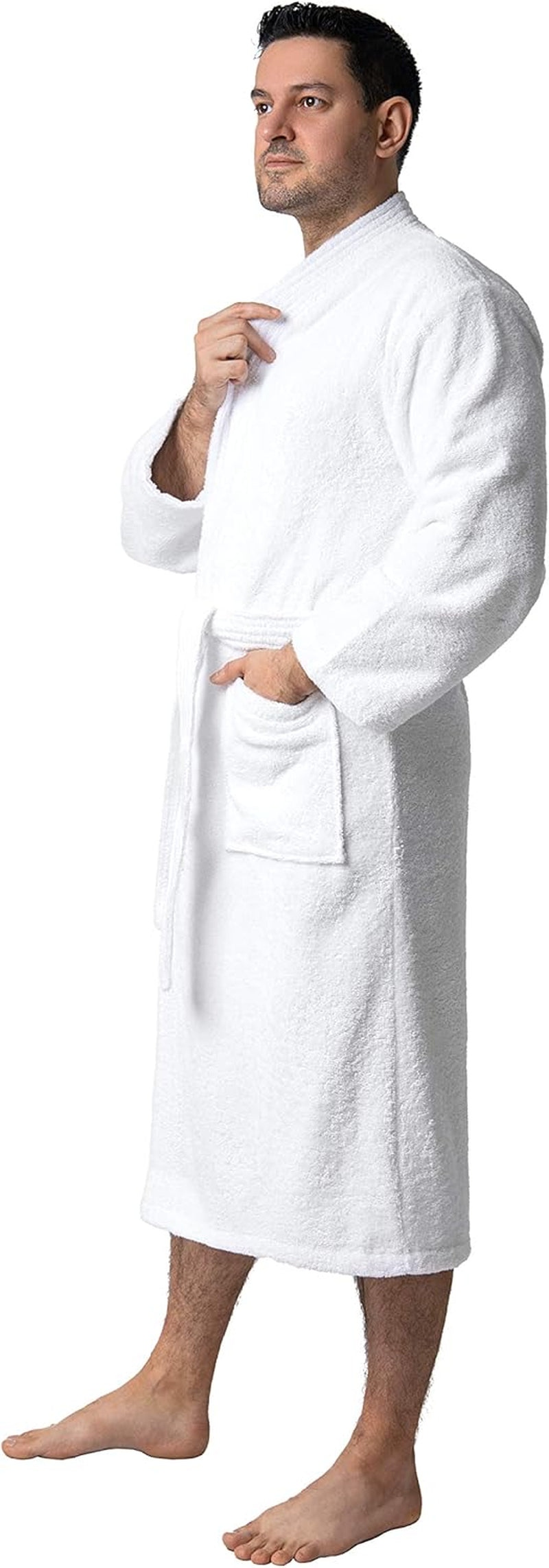 Bagno Milano Men’s 100% Organic Turkish Cotton Terry Bathrobe