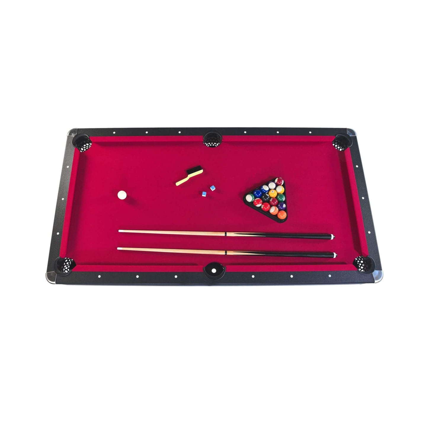 6FT Premium Wooden Multifunctional Pool Table With Table Tennis Top (SAK62741)
