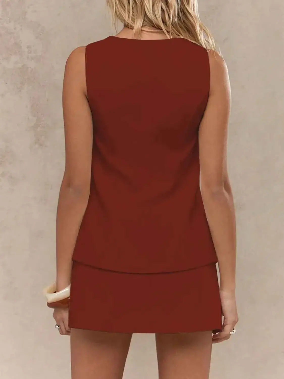 Tank and Skirt Set for Modern Women