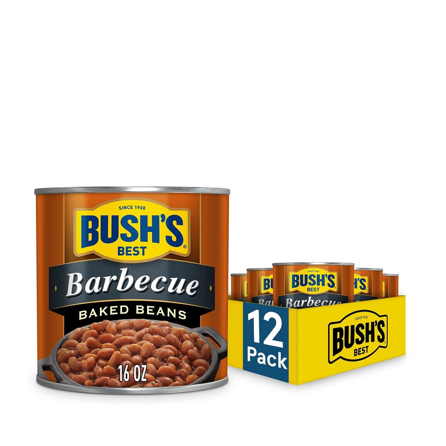 BUSH'S BEST 16 oz Canned Original Baked Beans