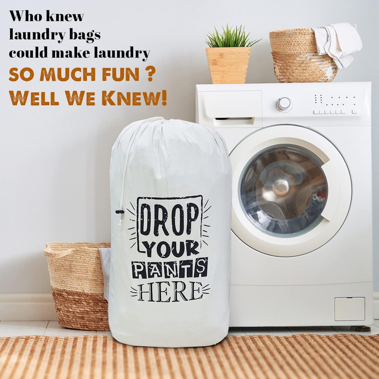 2 Pack Laundry Bags