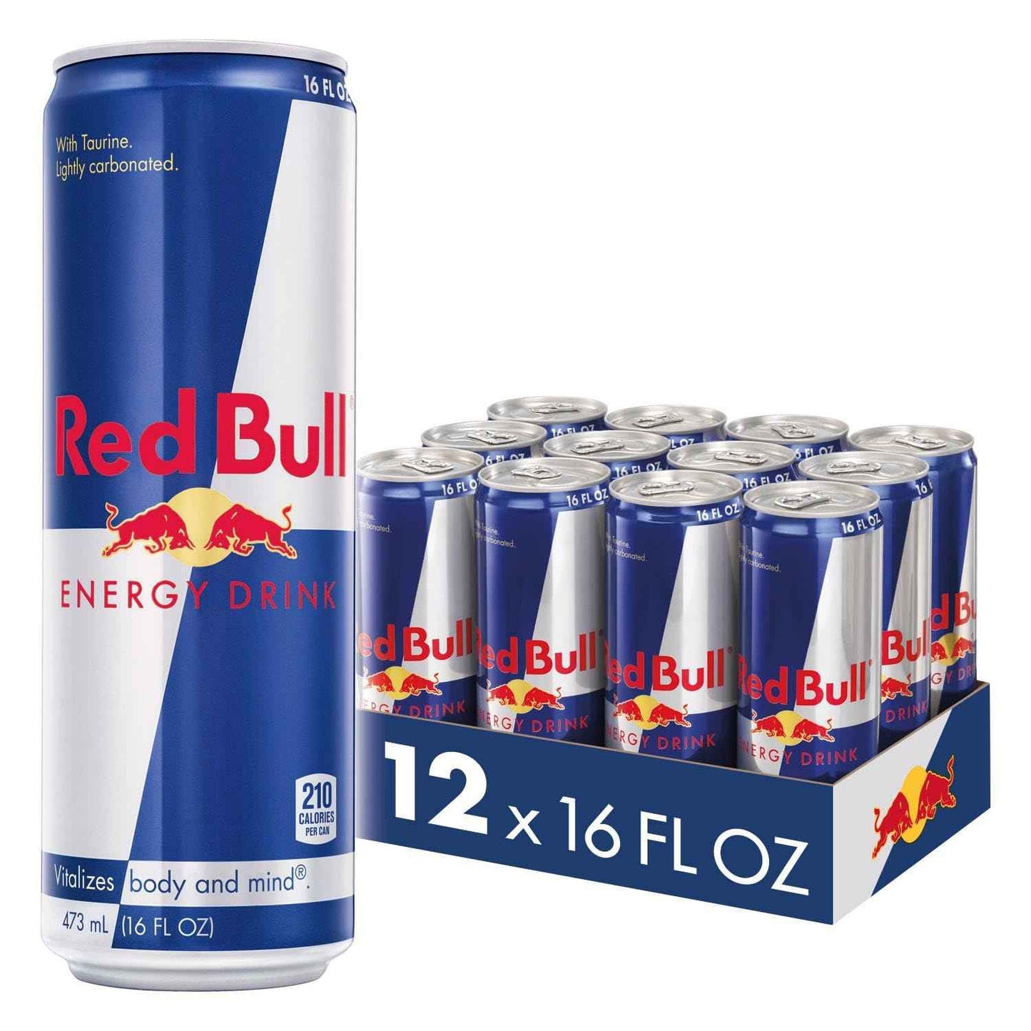 Red Bull Energy Drink with 80mg Caffeine plus Taurine & B Vitamins, 8.4 Fl Oz, Pack of 4 Cans