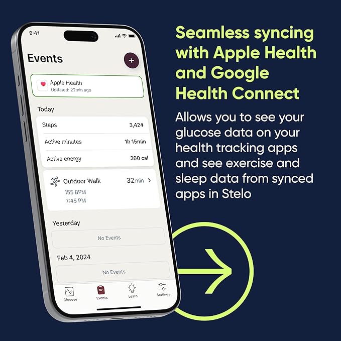 Dexcom Stelo Glucose Biosensor 2-Pack – OTC Continuous Glucose Monitor