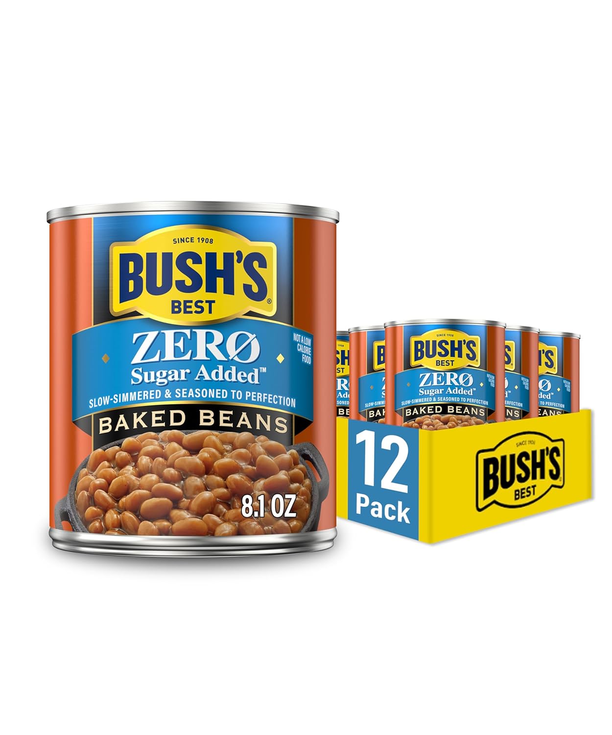 BUSH'S BEST 16 oz Canned Original Baked Beans