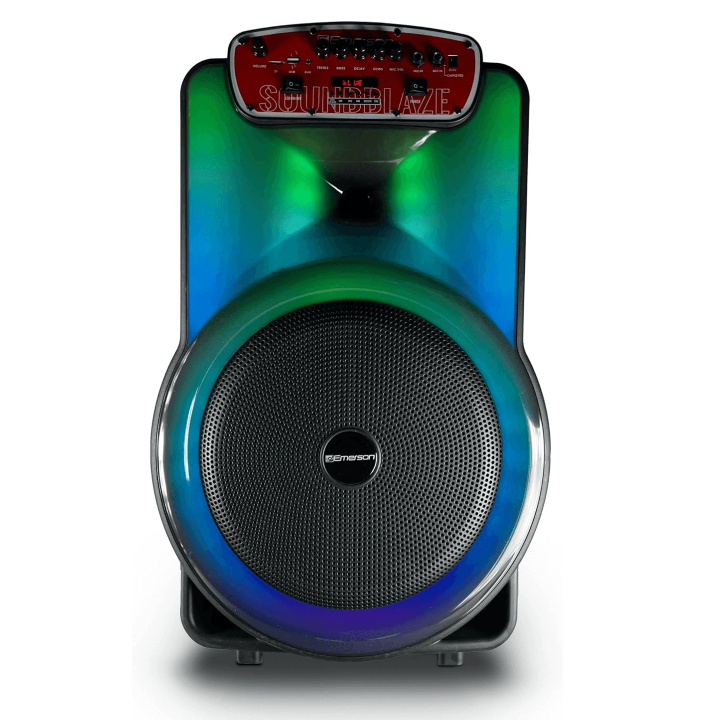 Emerson Portable Bluetooth 15" Party Speaker with Flame Lighting