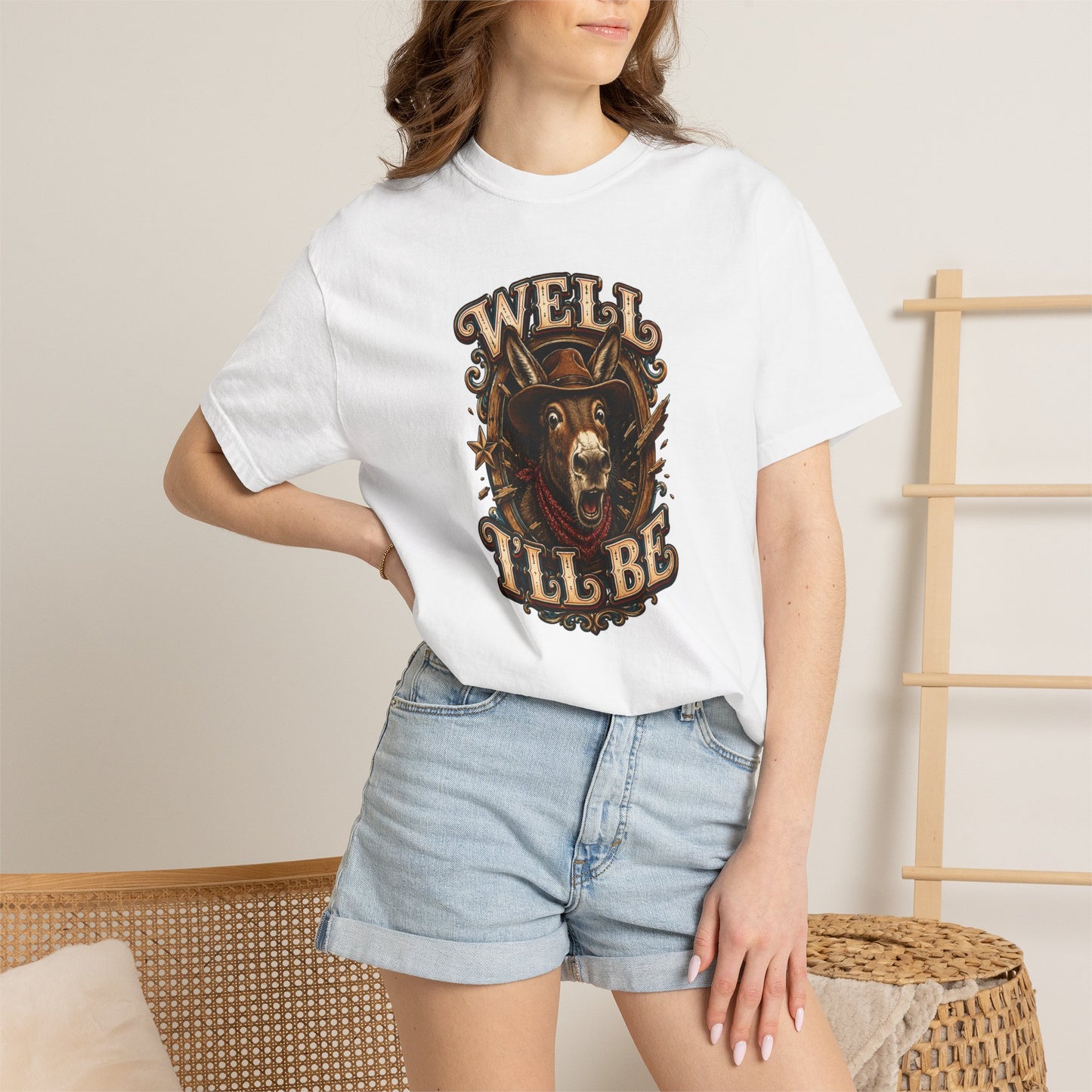 T-Shirt — 'Well I'll Be' Vintage Texas Tee