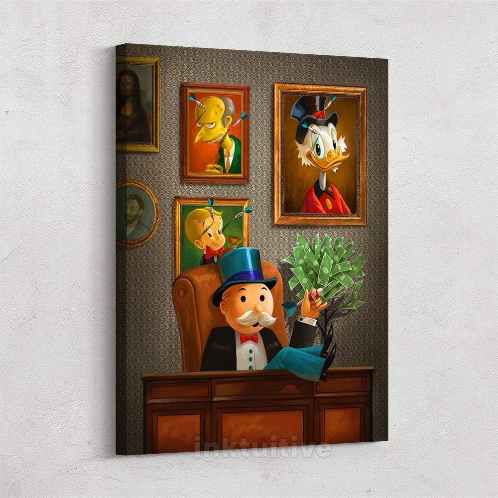 ‘Idols Vs Rivals' Motivational Canvas Art