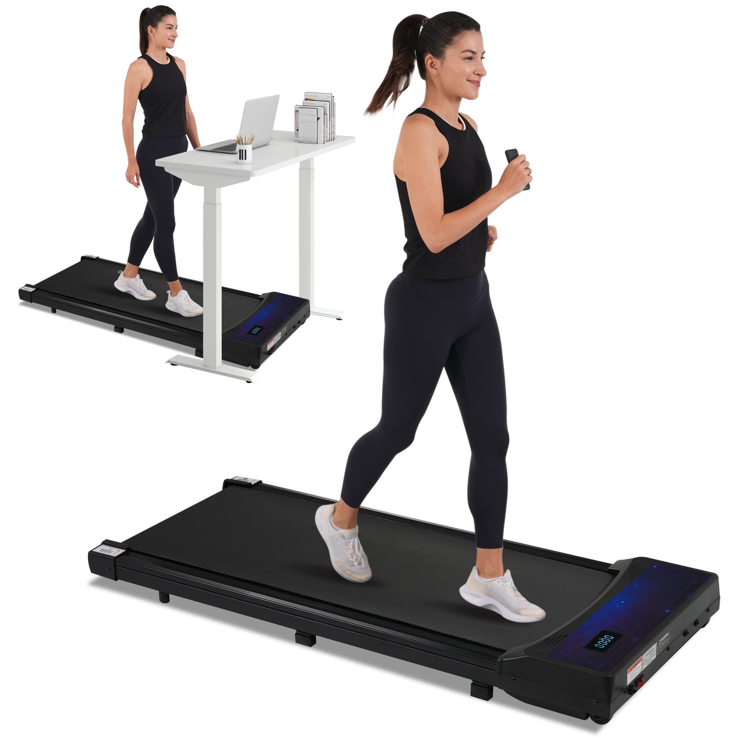 New 8.10 Walking Pad Under Home Desktop Treadmill -2.5HP