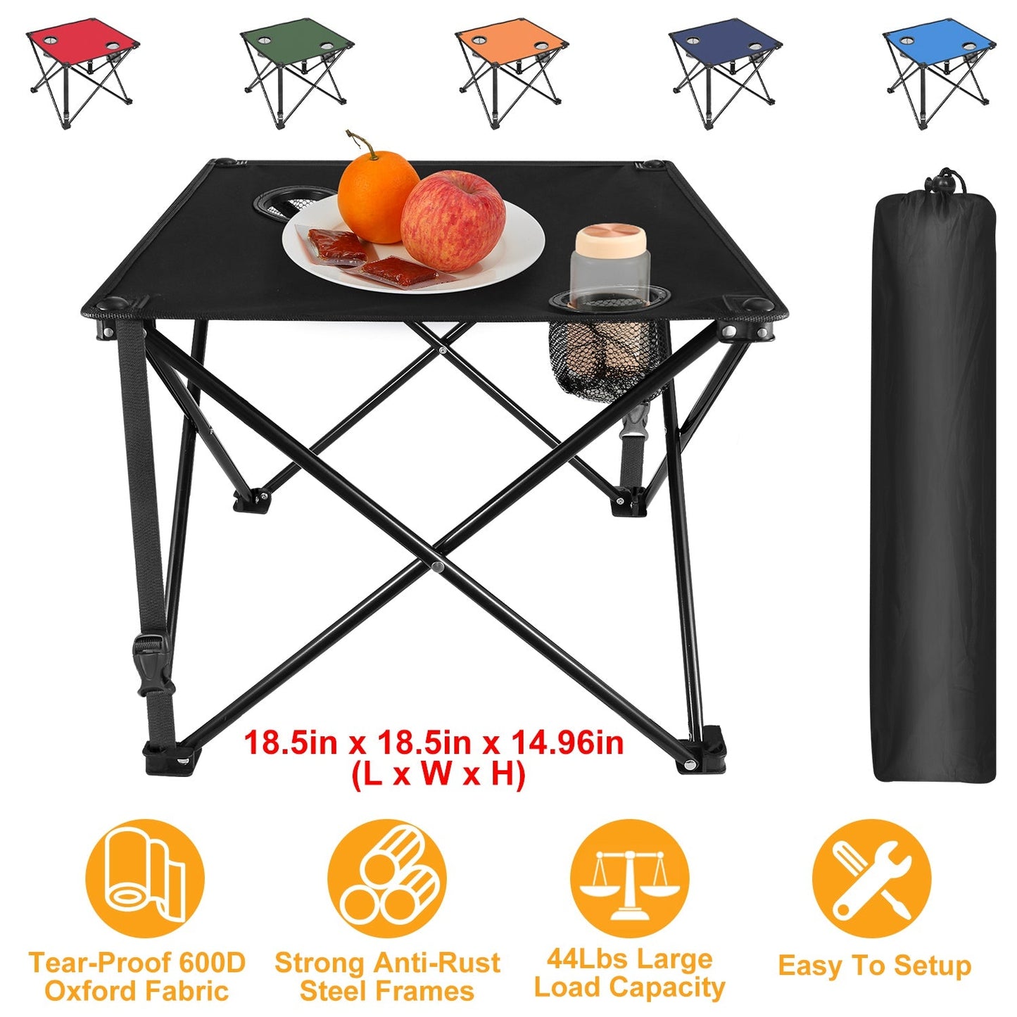 1Pc Foldable Camping Table Portable