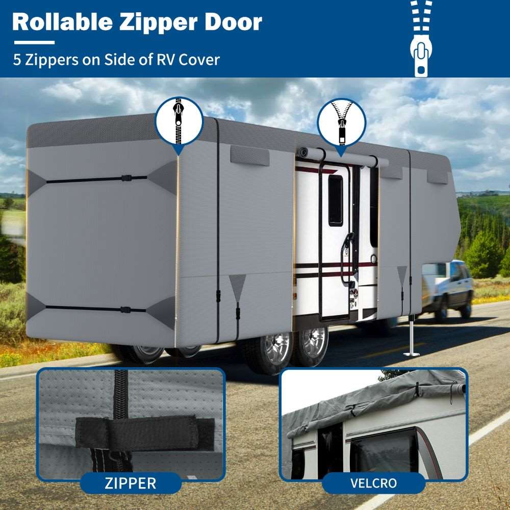 Umbrauto 5th Wheel RV Cover Upgraded 7 Layers Top