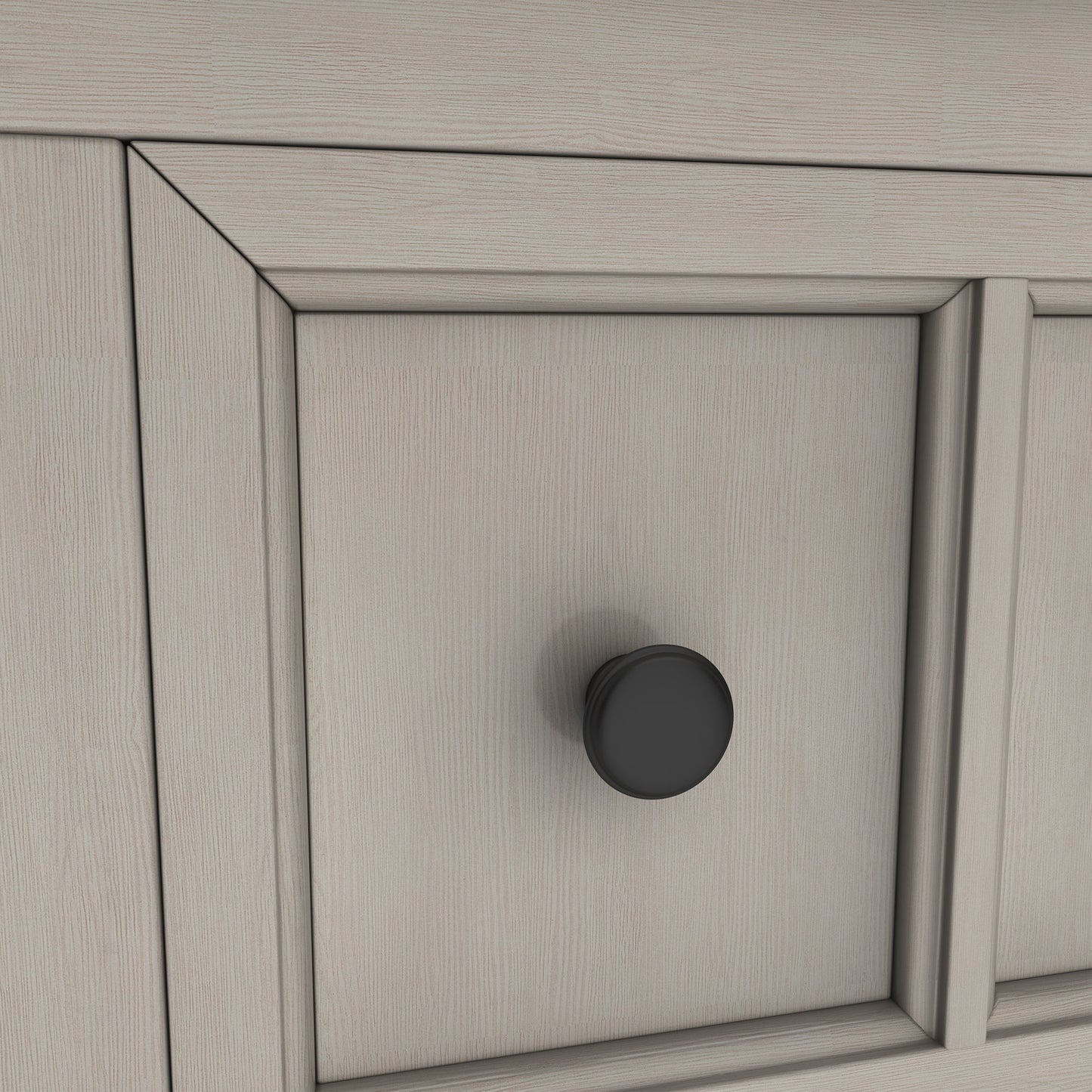 TREXM Rustic Entryway Console Table60" Long Sofa Table with two Different Size Drawers