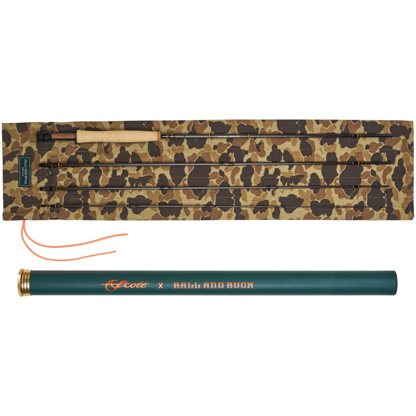 Scott x Ball and Buck Special Edition Centric Fly Rod - Grey