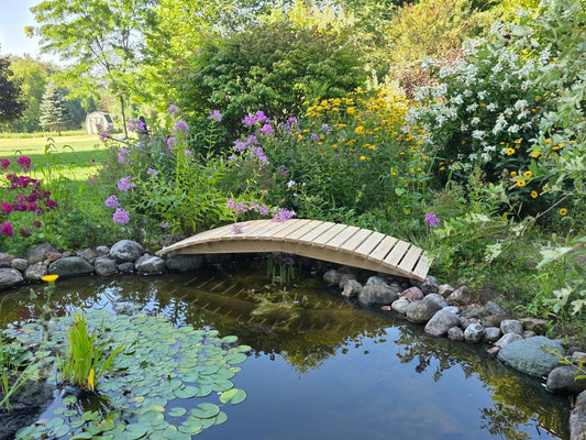 8 ft bridge with no railling