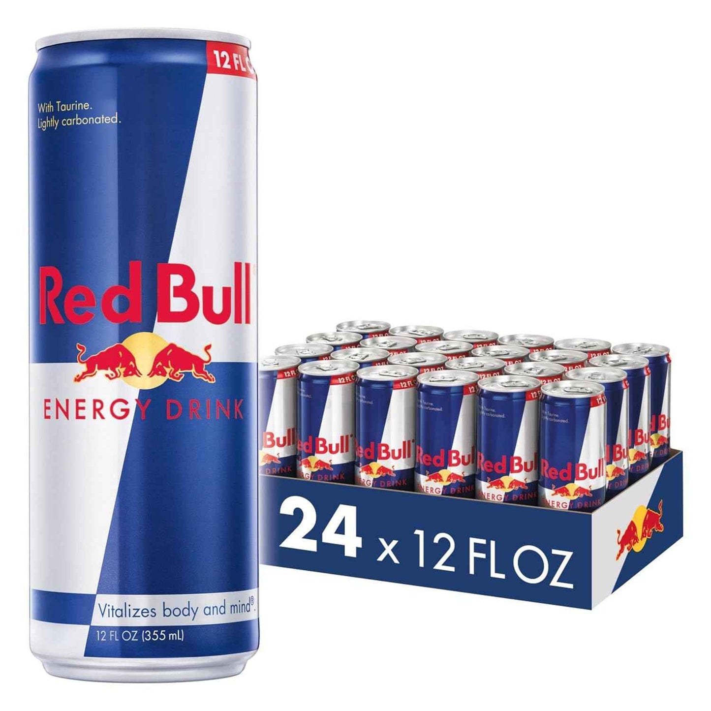 Red Bull Energy Drink with 80mg Caffeine plus Taurine & B Vitamins, 8.4 Fl Oz, Pack of 4 Cans