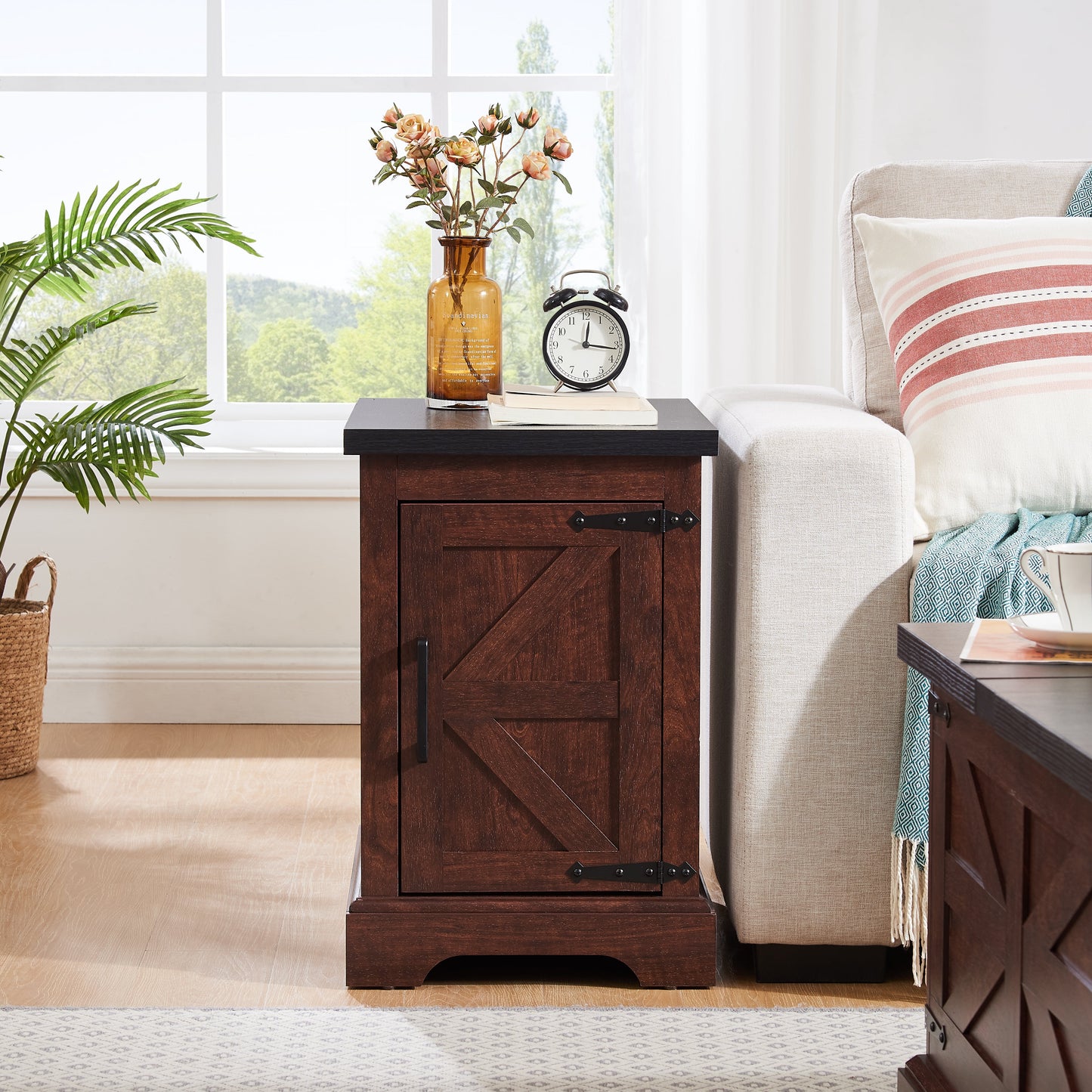 Farmhouse tea table bedside table