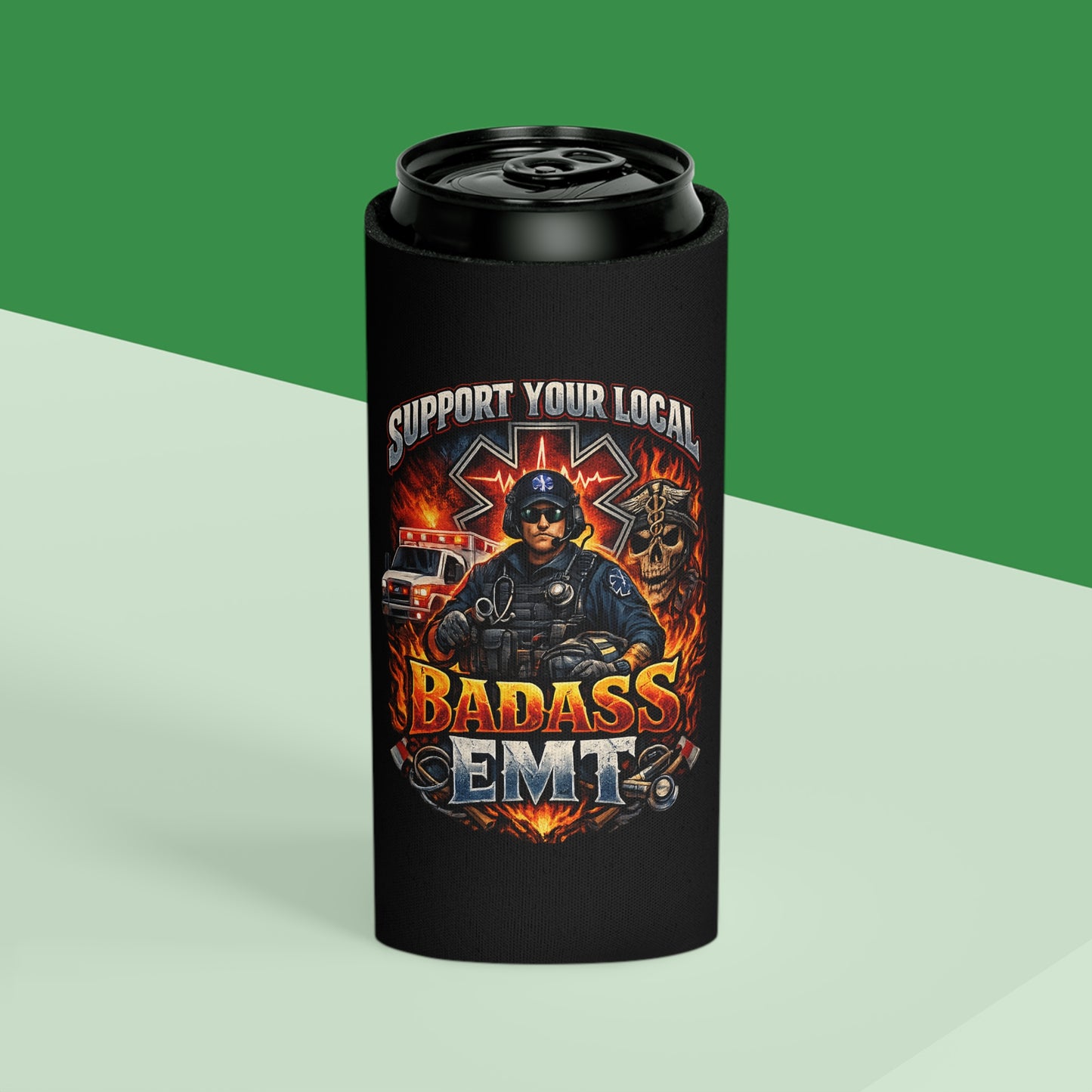 Koozie – EMT Can Cooler to Support Your Local Heroes