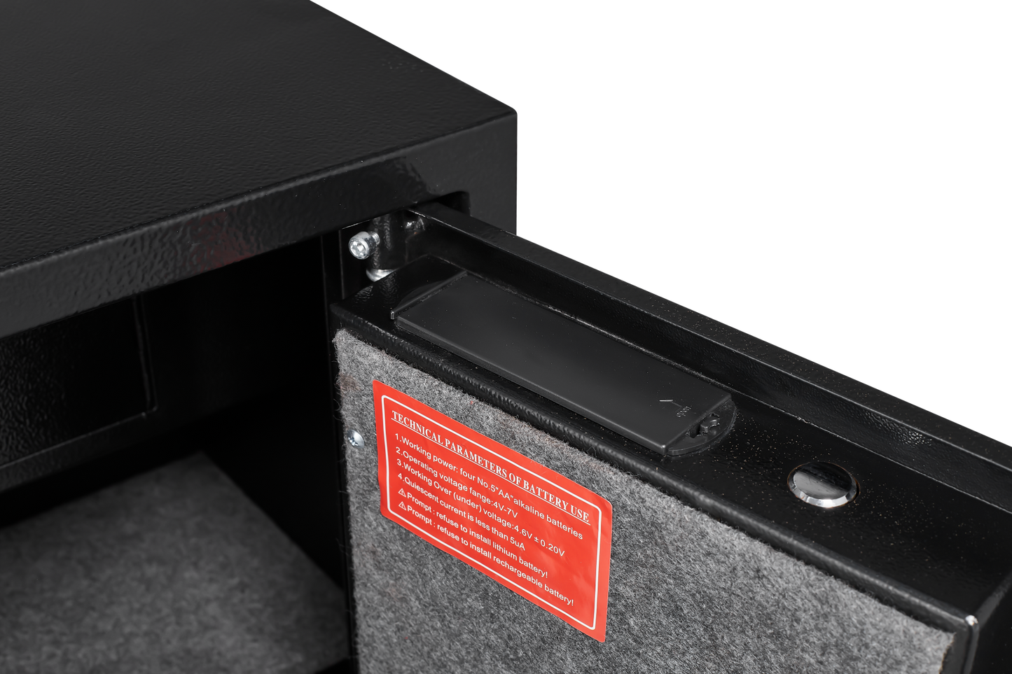 Biometric fingerprint Rifles with Magnetic induction light