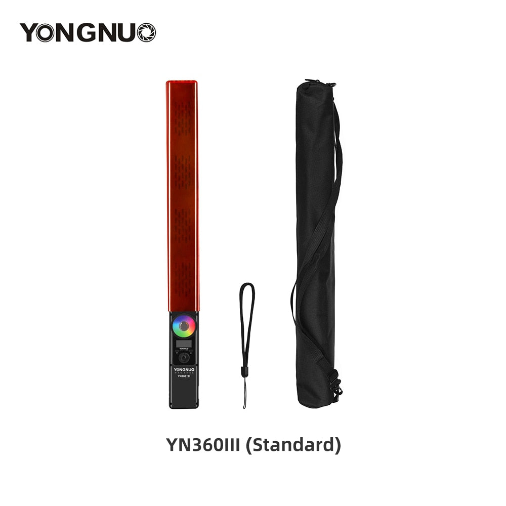 Yongnuo YN360 III YN360III Handheld 3200K-5500K RGB Colorful Ice Stick LED Video Light