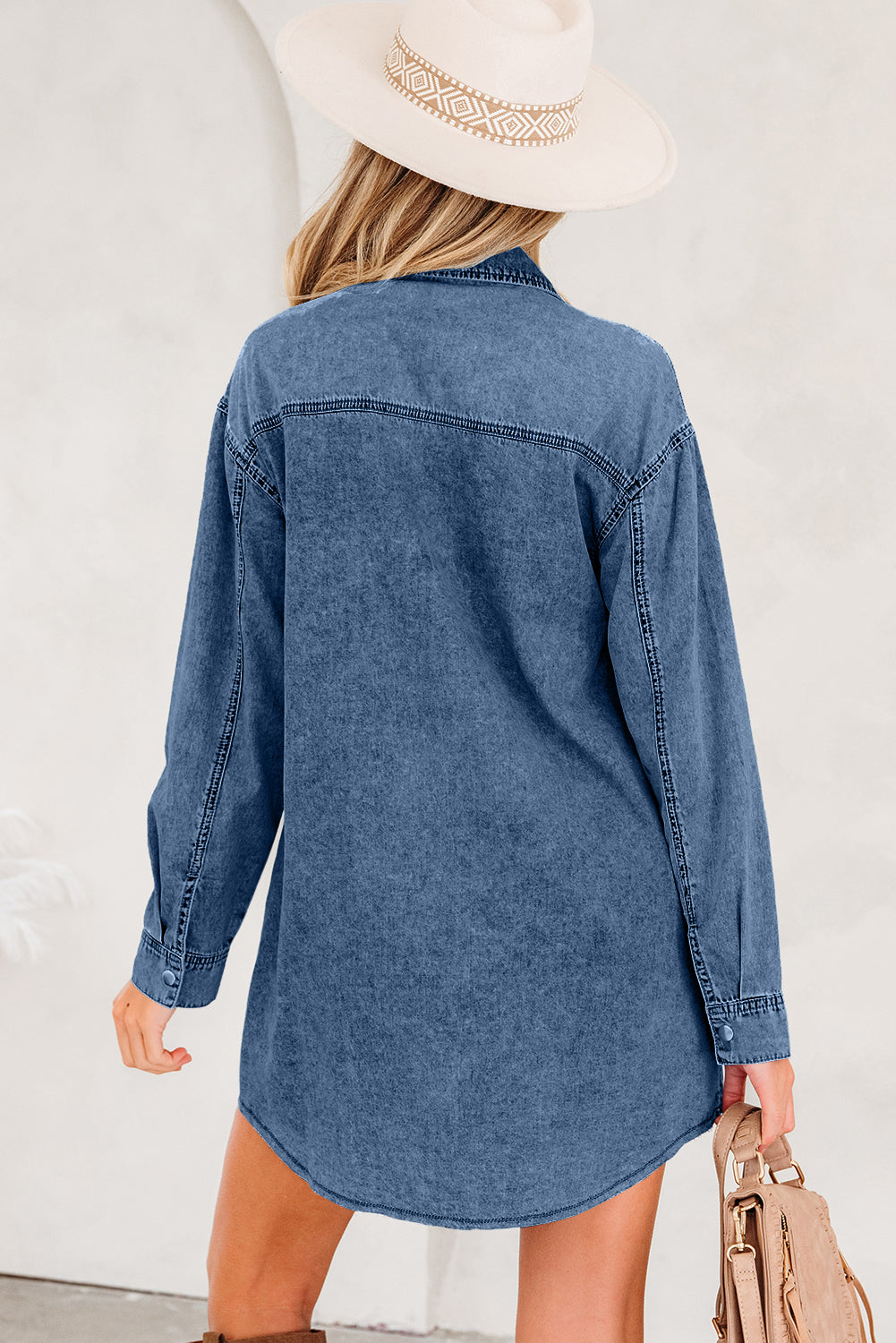 Takina Raw Hem Loose Shirt
