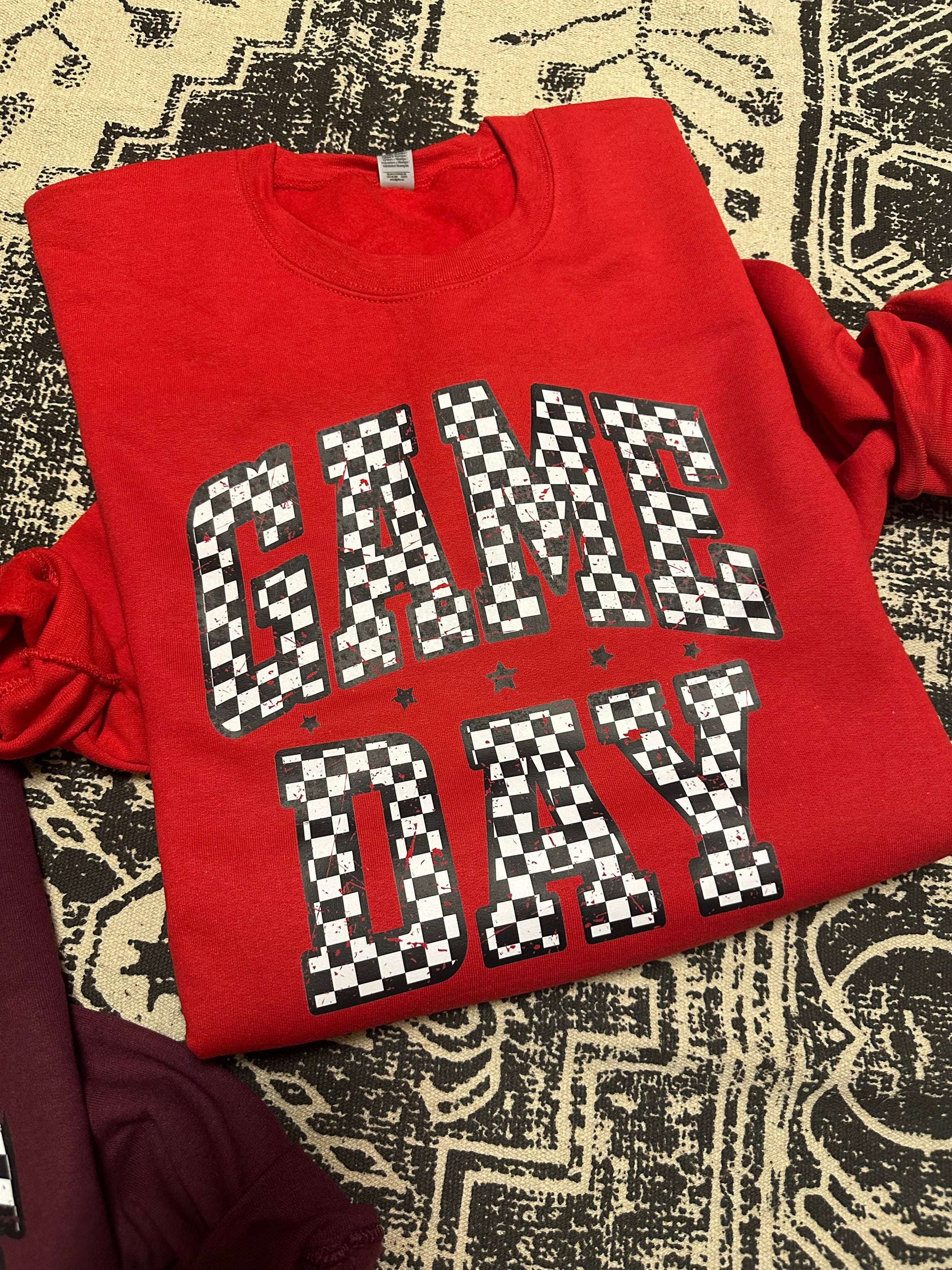 PICK YOUR COLOR - Checkered Game Day