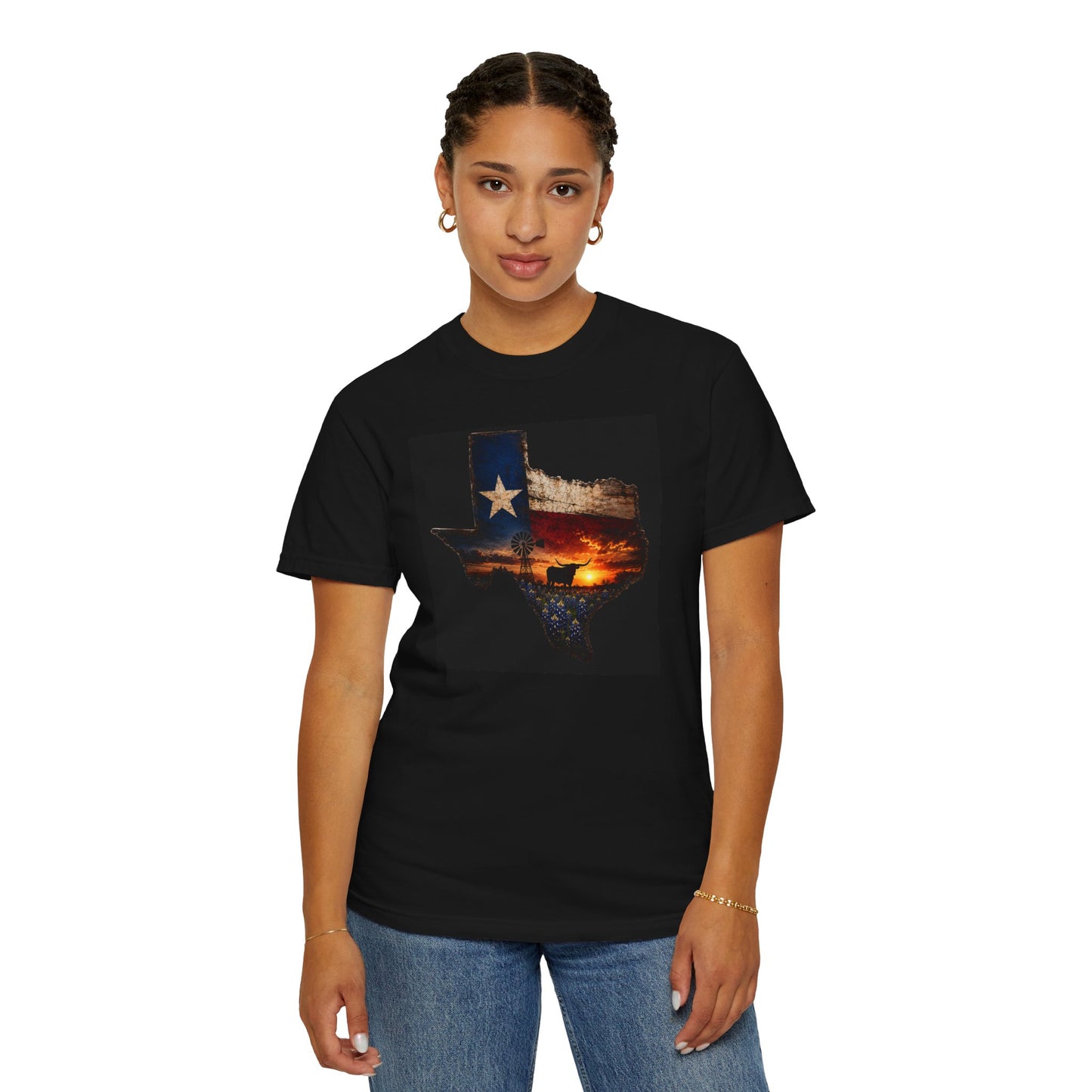 Sunset in Texas T-Shirt — Retro Texas Sunset Tee