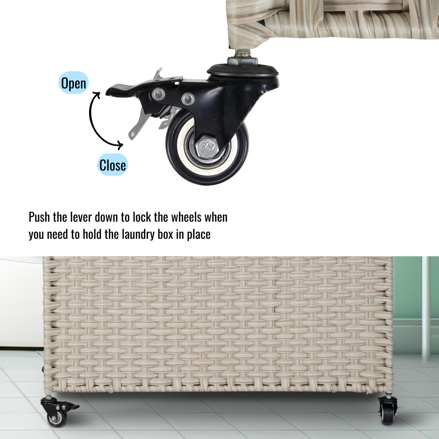 Laundry Hamper with Lid