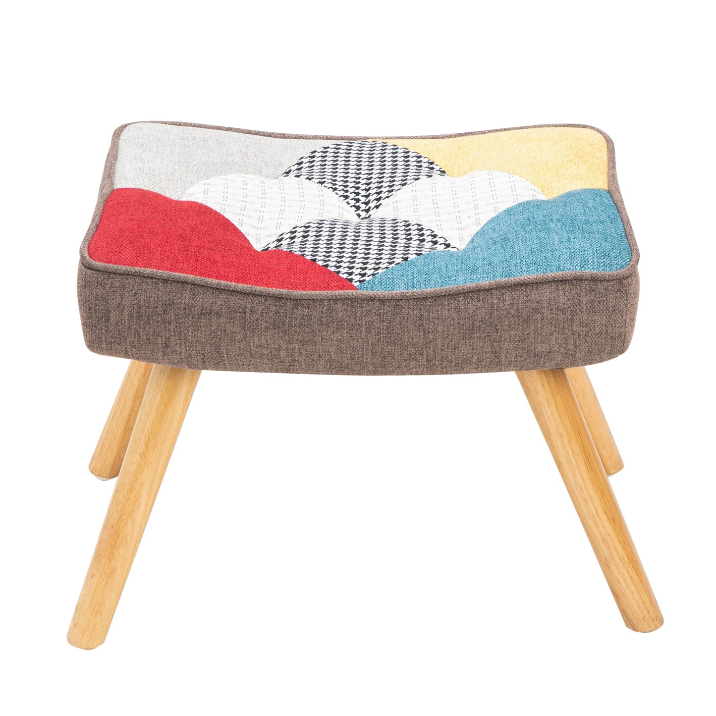 Rocking Chair with ottoman, Mid Century Fabric Rocker Chair