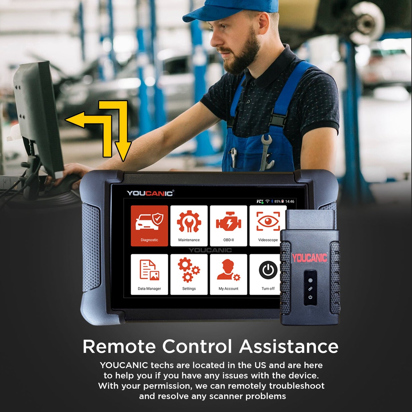 YOUCANIC UCAN-II-C Pro OBD2 Scanner – Full-System Diagnostics