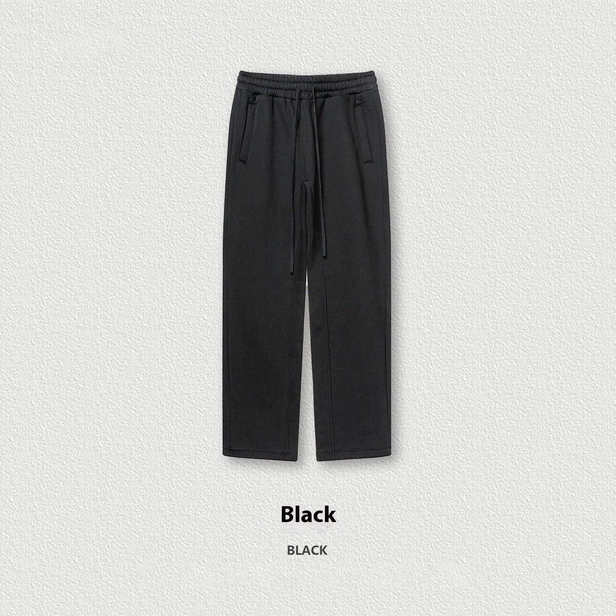 Solid Color Loose Track Pants Velvet Thickened Casual Pants