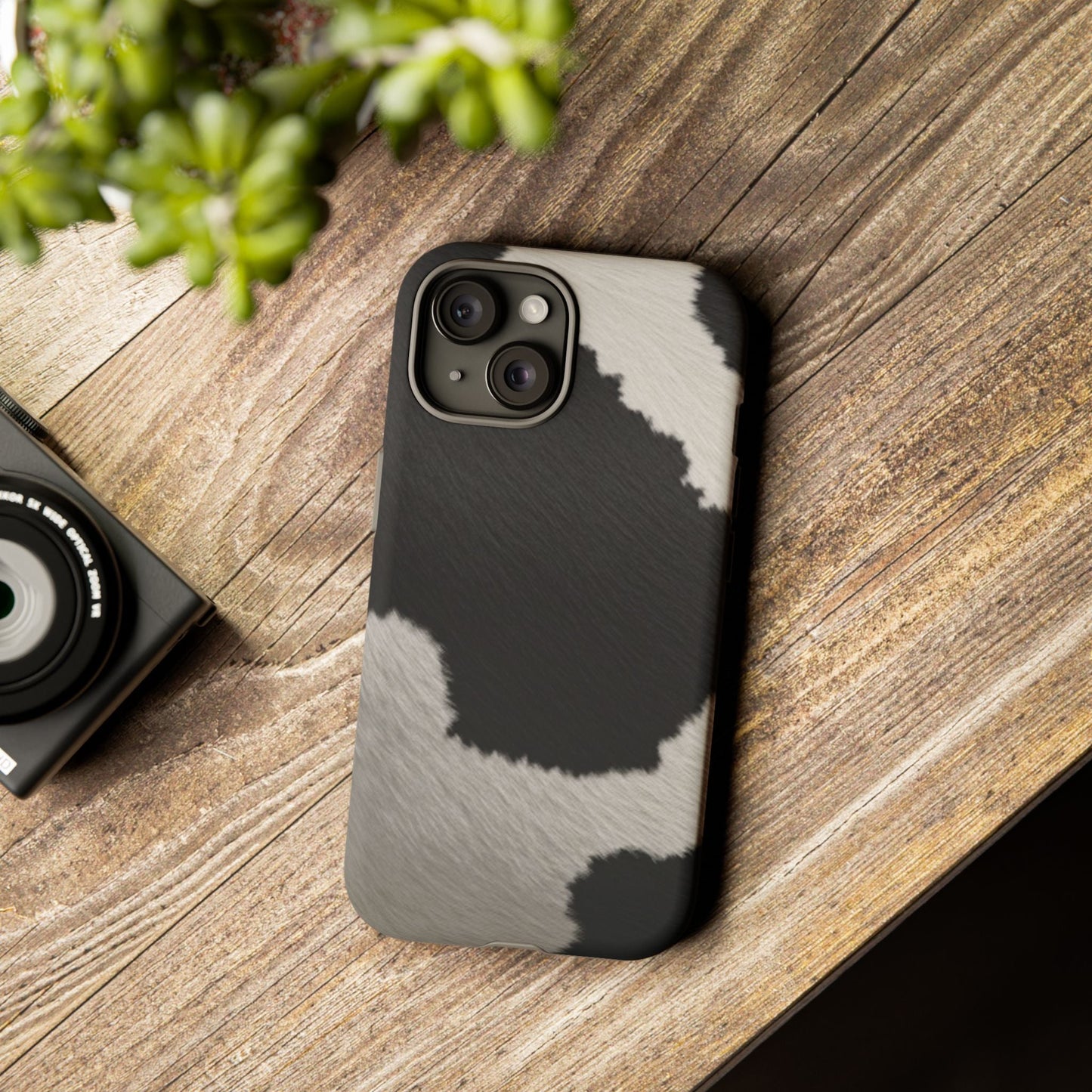 Stylish Cow Print Tough Phone Case