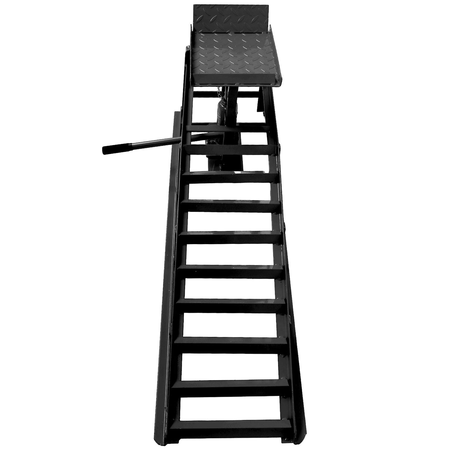 Car truck service ramp lift, garage car lift hydraulic ramp black 5-ton