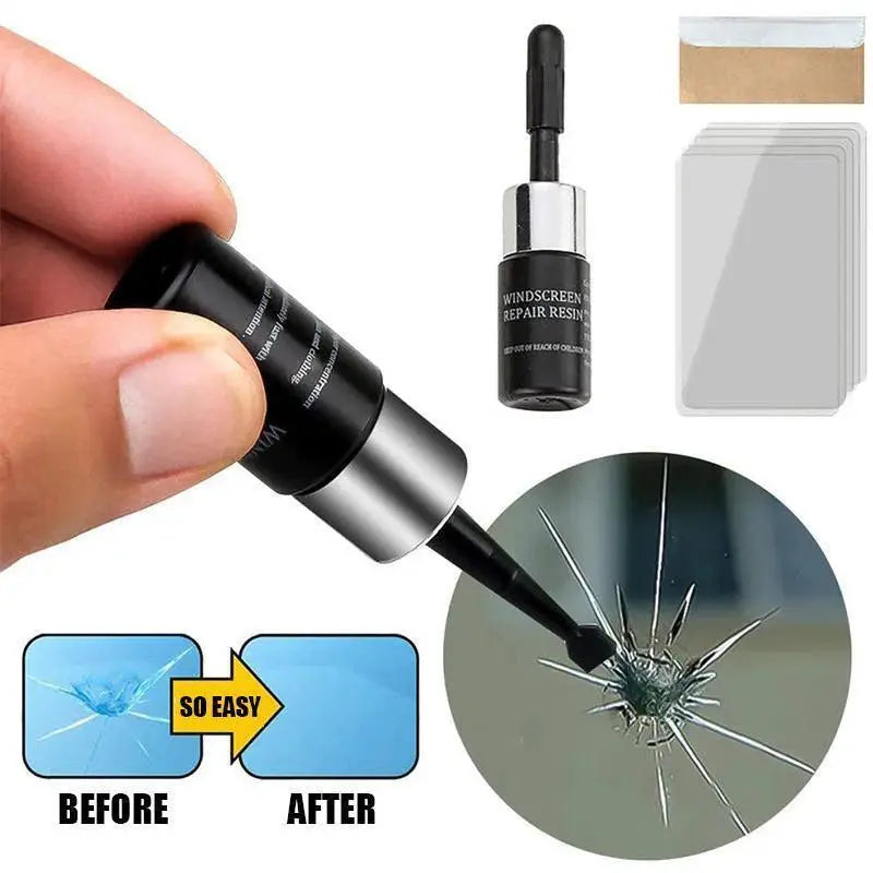 Fluid for Quick Glass Repairs - ZeroCrack Windshield Fluid
