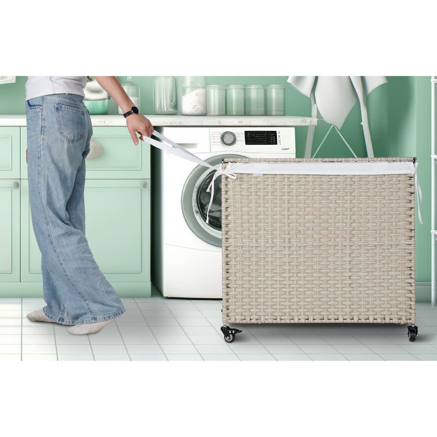 Laundry Hamper with Lid