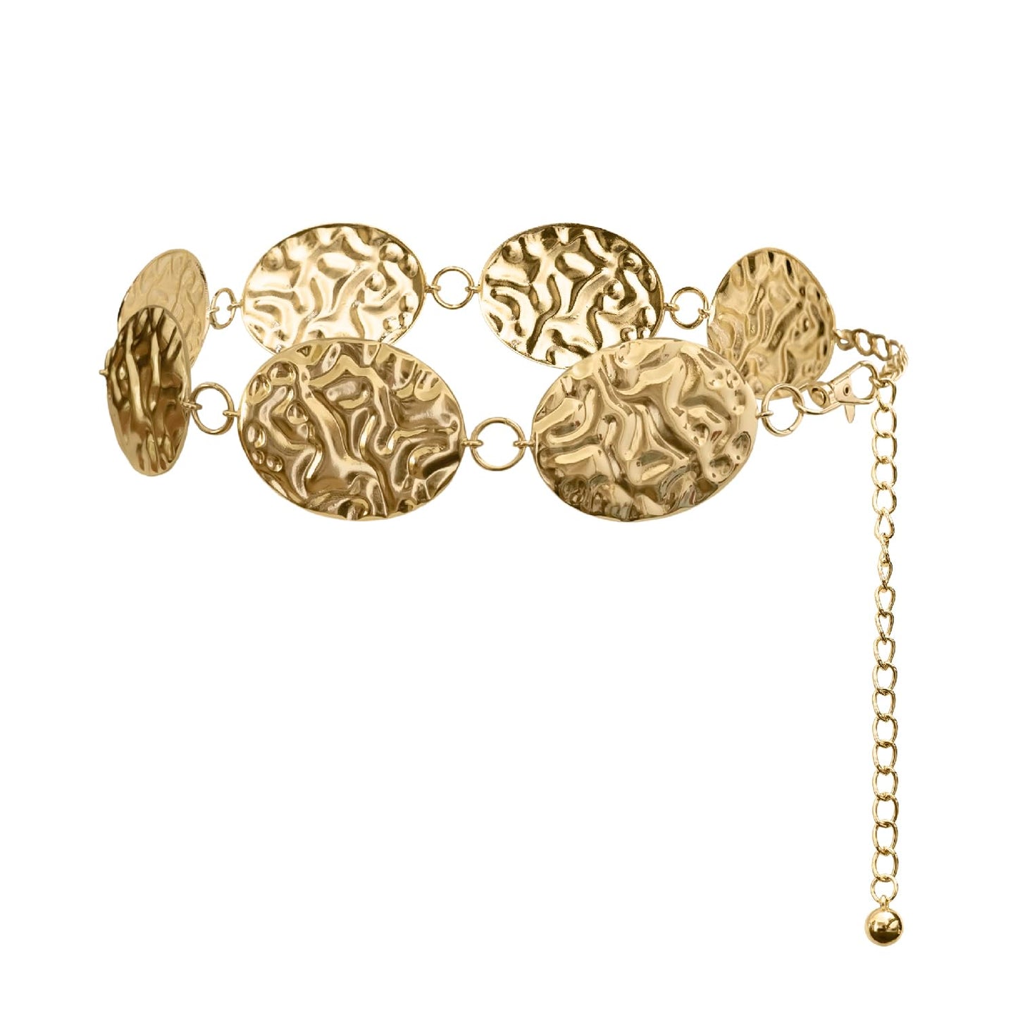 Oversized Concho Chain Belt