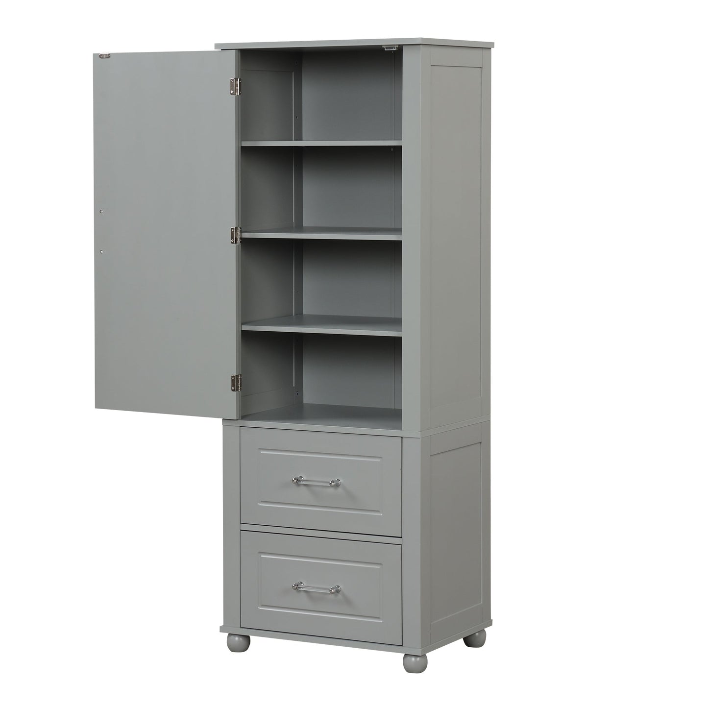 Tall Bathroom Storage Cabinet, Freestanding Storage Cabinet